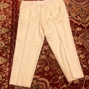 Brioni cream Men’s Dress Pants Size 42 inseam 30